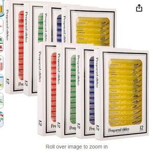 YOUEON 96 Prepared Microscope Slides Specimens +2 extra red slides